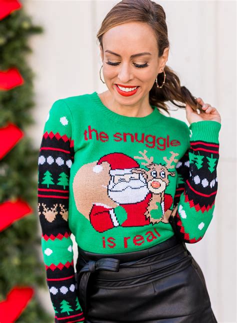 ugly christmas sweater party outfit